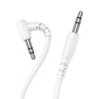Cablu Borofone BL10 Jack 3.5mm la Jack 3.5mm, 1m, Alb