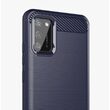 Husa Samsung Galaxy A02s Lemontti Carbon Case Flexible Albastru