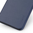 Husa iPhone X / XS Meleovo Smart Flip Navy (spate mat perlat si fata cu aspect metalic)