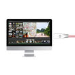 Cablu MicroUSB Mcdodo Zn-Link Silver Pink (1.5m, 2.4A max)
