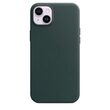 Husa Originala iPhone 14 Plus Apple Leather, MagSafe, Forest Green