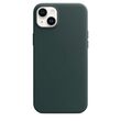 Husa Originala iPhone 14 Plus Apple Leather, MagSafe, Forest Green