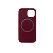 Husa iPhone 12 / 12 Pro Lemontti Liquid Silicon MagSafe  Wine