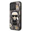 Husa iPhone 13 Pro Karl Lagerfeld Ikonik Flower Gri