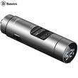 Modulator FM Wireless Charger Baseus Energy Column MP3, display digital, 3.1A, Silver