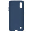 Husa Samsung Galaxy A01 Lemontti Silicon Silky Albastru Inchis