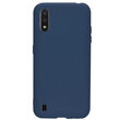 Husa Samsung Galaxy A01 Lemontti Silicon Silky Albastru Inchis