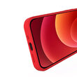 Husa iPhone 12 Mini Lemontti Liquid Silicon Red