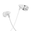Casti In-Ear Borofone BM25 Sound Edge cu microfon, Jack 3.5mm, Alb