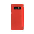 Husa Samsung Galaxy Note 8 Meleovo Smart Flip Red (spate mat perlat si fata cu aspect metalic)