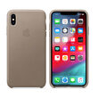 Husa Original iPhone XS Max Apple Leather Taupe (piele naturala)