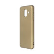 Husa Samsung Galaxy A6 2018 Just Must Uvo Gold(material fin la atingere, slim fit)