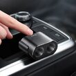Incarcator Auto Baseus Dual USB + Splitter Dual Black