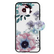 Carcasa Sticla Samsung Galaxy J6 Plus Just Must Glass Diamond Print Flowers White Backgound