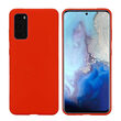 Husa Samsung Galaxy S20 Plus Lemontti Silicon Silky Rosu
