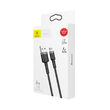 Cablu USB la Lightning Baseus Cafule Series Gray & Black
