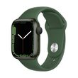 Apple Watch 7, GPS, Carcasa Green Aluminium 41mm, Clover Sport Band
