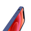 Husa iPhone 12 Mini Lemontti Liquid Silicon Dark Blue