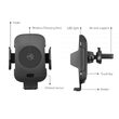Incarcator Auto Wireless Tellur cu suport auto, senzor IR WCCM2, Negru