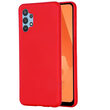 Husa Samsung Galaxy A32 5G Lemontti Silicon Silky Rosu