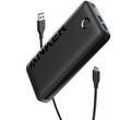 Anker Acumulator extern 335, 20K, 22.5W, USB-C, USB-A, PowerDelivery, cablu USB-C, Negru