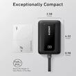 Anker Acumulator extern Zolo 10.000 mAh, 30W, 1x USB-C, 1x USB-A, cablu USB-C incorporat, Negru
