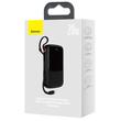 Baseus Acumulator extern Q Pow Digital Display 20000mAh, 20W, Lightning, Type-C, USB, cablu USB-C, 3A, Mov