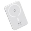 Baseus Acumulator extern MagPro Magnetic 5000mAh, 20W, MagSafe, USB-C, cablu Type-C, 3A, 30cm, Alb