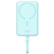Baseus Acumulator extern Magnetic Mini 10000mAh 30W, Fast Charge, MagSafe, 2x USB-C, Lightning, Albastru