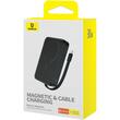 Baseus Acumulator extern Magnetic Mini 10000mAh 30W,Fast Charge, MagSafe, 2x USB-C, Lightning, Negru