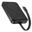 Baseus Acumulator extern Magnetic Mini 10000mAh 30W,Fast Charge, MagSafe, 2x USB-C, Lightning, Negru