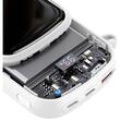 Baseus Acumulator extern Q Pow Digital Display Incarcare Rapida, QC/PD, 20000mAh, 22.5W, cablu integrat Type-C, Alb