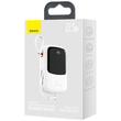 Baseus Acumulator extern Q Pow Digital Display Incarcare Rapida, QC/PD, 20000mAh, 22.5W, cablu integrat Type-C, Alb
