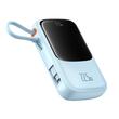 Baseus Acumulator extern QPow Pro+ 10000mAh, 22.5W, Lightning, 2xType-C, USB, cablu USB-C, Albastru