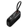 Baseus Acumulator extern QPow Pro+ 20000mAh, 22.5W, Lightning, 2xType-C, USB, cablu USB-C, Negru