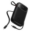 Baseus Acumulator extern QPow Pro+ 10000mAh, 22.5W, Lightning, 2xType-C, USB, cablu USB-C 30 cm, Negru