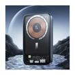 Usams Acumulator extern Magnetic Wireless, MagSafe, Fast Charger, 10000mAh, QC3.0 + PD, Transparent / Negru