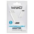 Mako Adaptor Lightning la USB-C, White