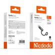 Mcdodo Adaptor Lightning la Type-C 60W, Pigeon Series, carlig din silicon, aliaj de aluminiu, afisaj LED HD, Negru