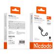 Mcdodo Adaptor Type-C la Lightning 36W, Pigeon Series, cu carlig din silicon, aliaj de aluminiu, afisaj LED HD, Negru