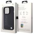 BMW Husa MagSafe Leather Hot Stamp iPhone 15 Pro Max Black