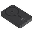 Baseus Acumulator extern MagPro Magnetic 5000mAh, 20W, MagSafe, USB-C, cablu Type-C, 3A, 30cm, Negru