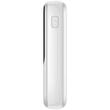 Baseus Acumulator extern Q Pow Digital Display Incarcare Rapida, QC/PD, 10000mAh, 20W, cablu integrat Lightning, Alb
