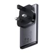 Baseus Set Incarcator Retea 1xport USB-C, 1XUSB-A GaN5 Pro Ultra Slim Fast Charger, 65W, cablu Type-C la Type-C, Gri