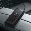 Baseus Invertor Electric Auto 12V, 150W, 2 x Priza EU 220V, 1 x USB-A, 1 x Type-C, Negru