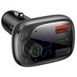 Baseus Modulator FM S-13 Bluetooth MP3 Player, 2x USB, Type-C, E24, Negru