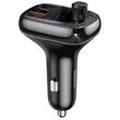 Baseus Modulator FM S-13 Bluetooth MP3 Player, 2x USB, Type-C, E24, Negru