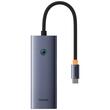 Baseus Multihub 5 in 1 UltraJoy Type-C la 1 x HDMI 4K30Hz si 4 x USB 3.0 Gri