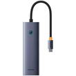 Baseus Multihub 7 in1 UltraJoy Type-C la 1xHDMI 4K 30Hz si 2xUSB 3.0 si 1xPD +RJ45 si SD/TF3.0 Gri