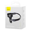 Baseus Set Incarcator Auto 30W, Enjoyment Series USB, cablu inclus max 75cm, 1 x Type-C max 5V/3A , 1x Lightning 5V/3A, Negru